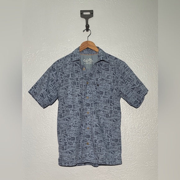 Salt Life Button Down Short Sleeve Shirt - Picture 1 of 7
